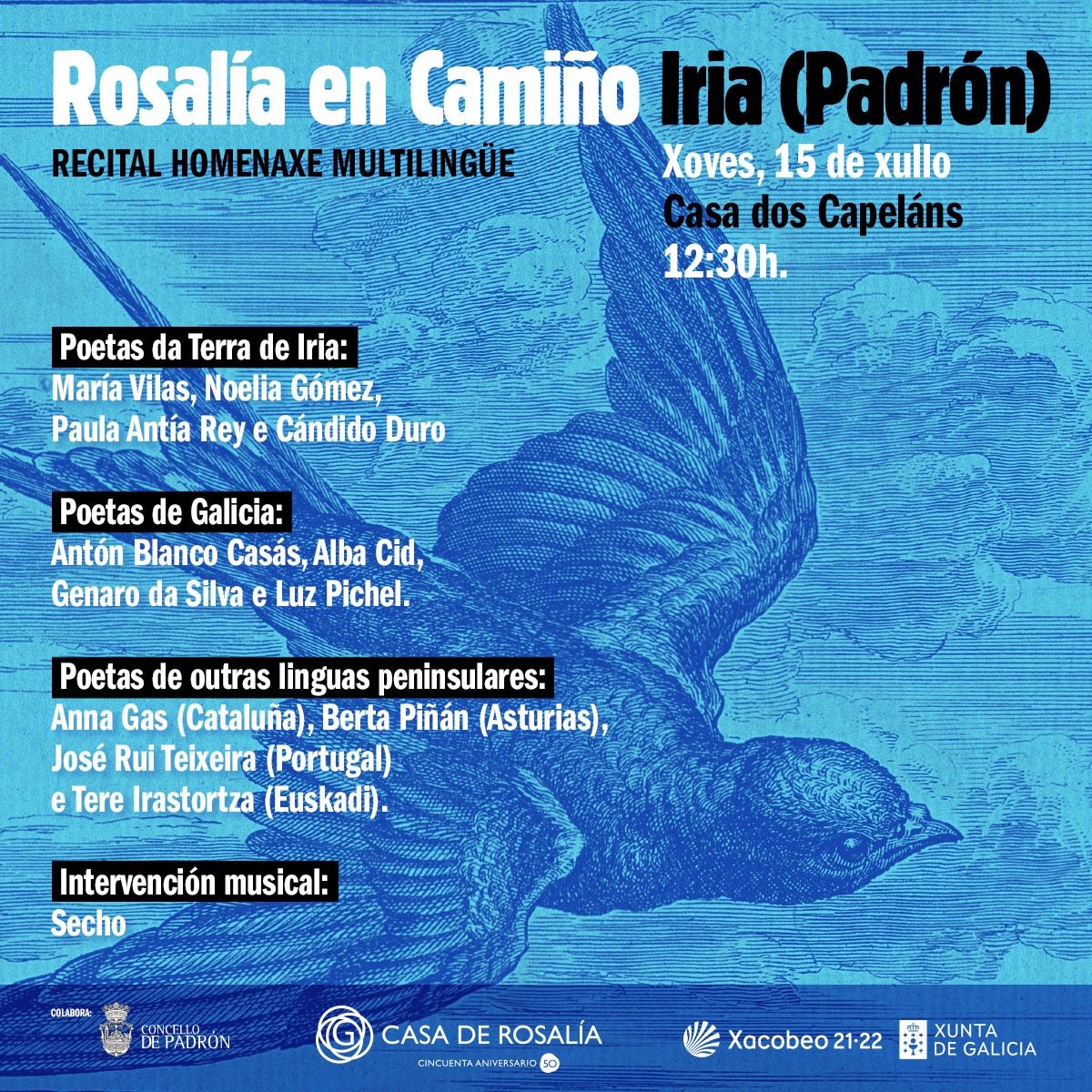 Rosalía de Castro en Camiño