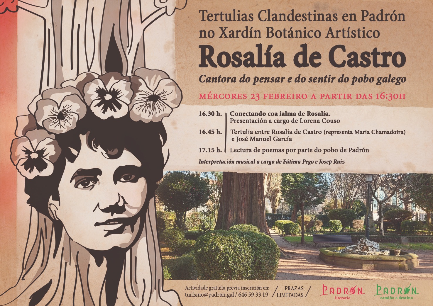 Tertulias Clandestinas con Rosalía de Castro