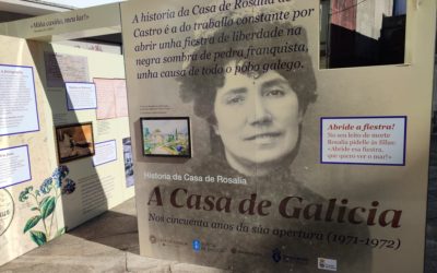 La exposición sobre los 50 años de la Casa de Rosalía se podrá ver en Padrón hasta el 24 de febrero