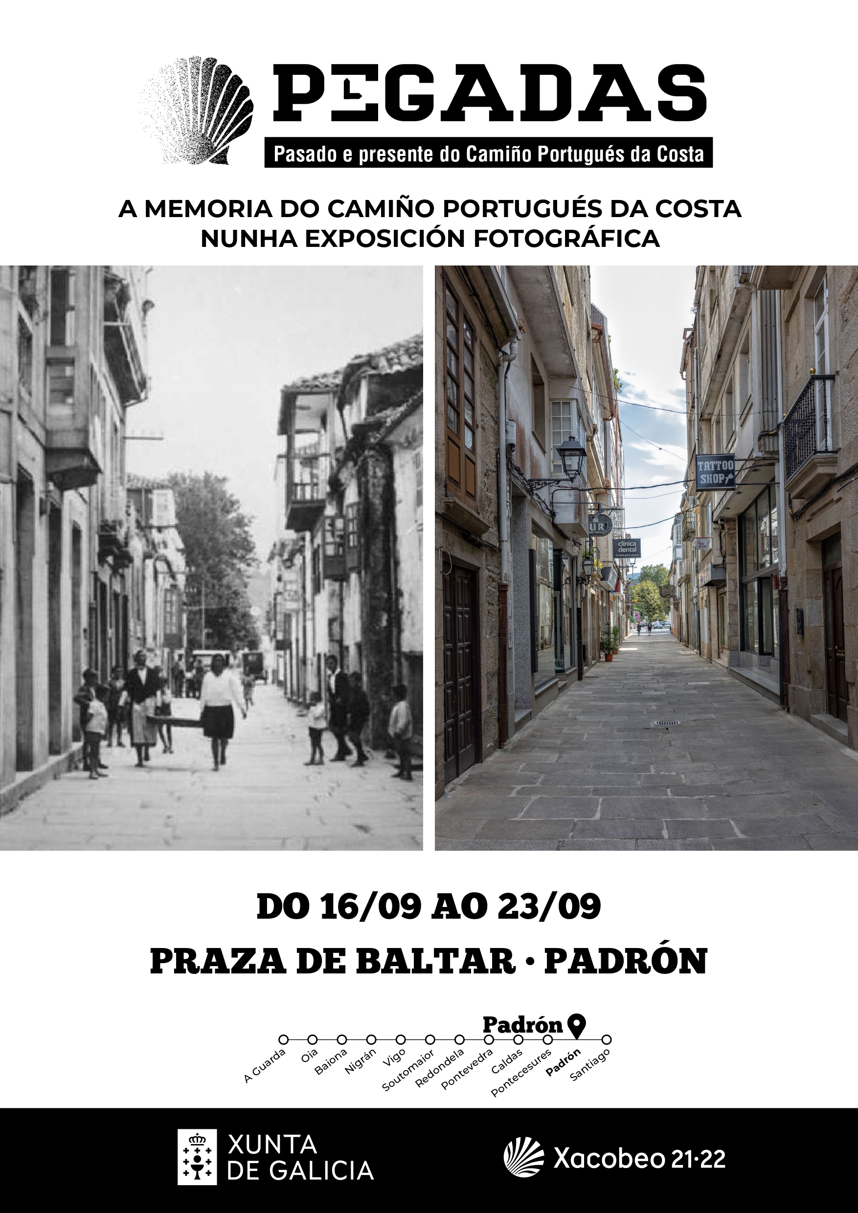 Exposición 'Pegadas. Pasado e presente do Camiño Portugués da Costa'