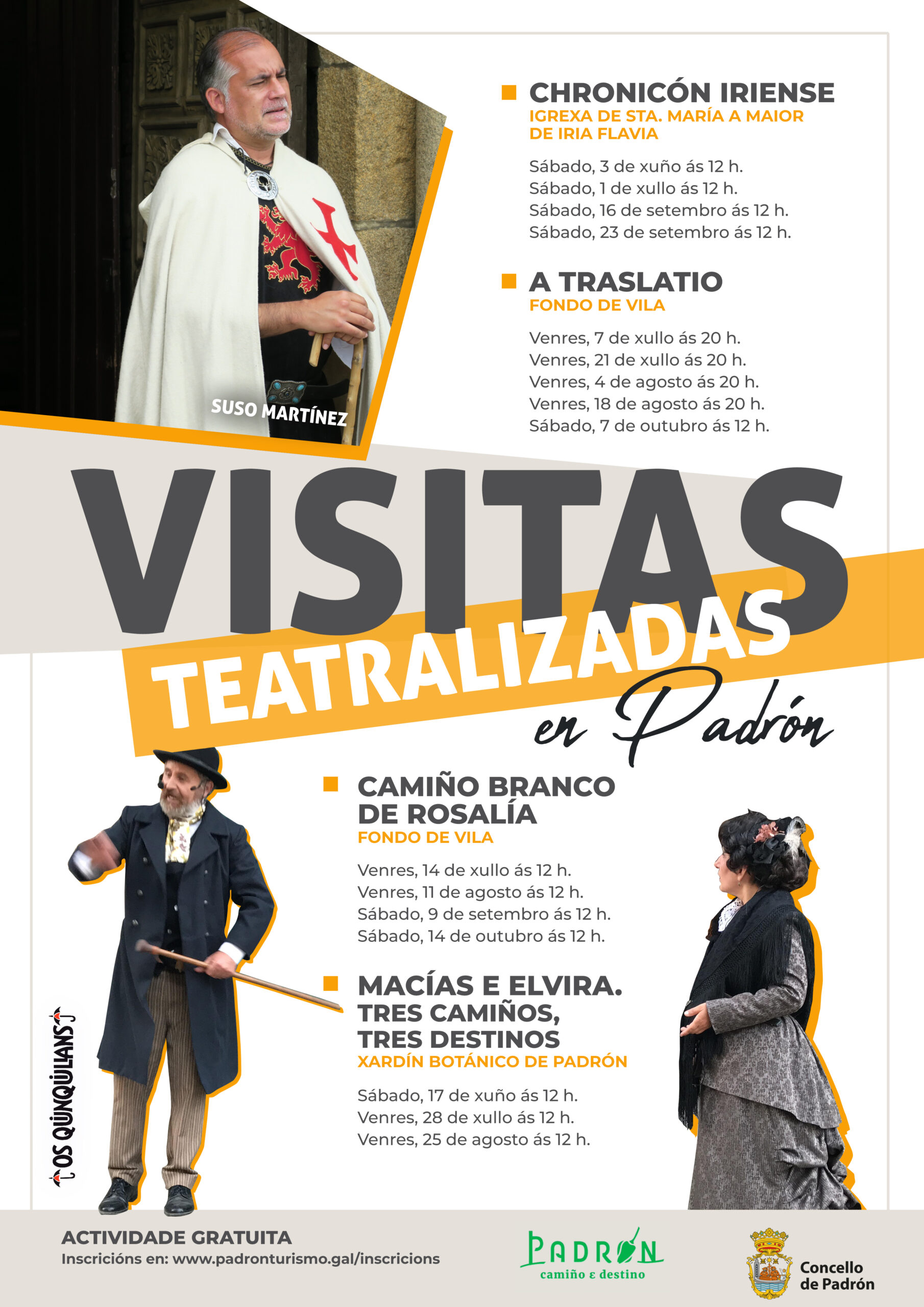 Visitas teatrais en Padrón 2023